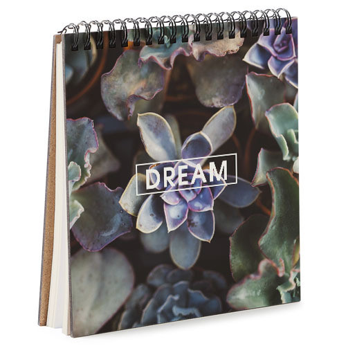Скетчбук Dream сукуленти 17x18 см (BDK_17A075)