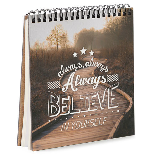 Скетчбук Always believe in yourself 17x18 см (BDK_17A108)