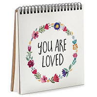 Скетчбук You are loved 17x18 см (BDK_FFL008)