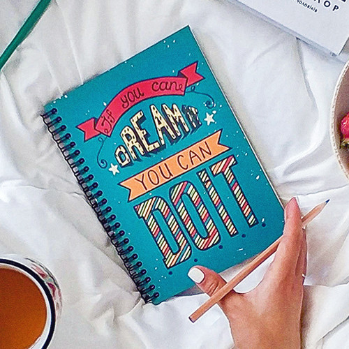 Скетчбук If you can dream it you can do it 18x21 см (BDP_17A024)