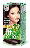 Стойкая крем-краска для волос (цвета горький шоколад 3.3) FITOCOLOR (срок годности 01.24 г)