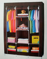 Складаний тканинний шкаф Storage Wardrobe 88130 КОРИЧНЕВИЙ