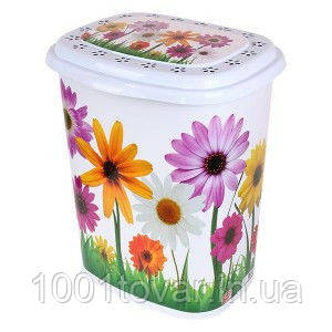 Бак для білизни Еlif, з малюнком "Квіти гербери"., фото 1