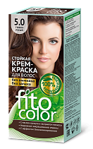 Стойкая крем-краска для волос (темно-русый 5.0 ) FITOCOLOR - фото 1 - id-p1596824214
