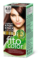 Стійка крем-фарба для волосся (колір каштан 4.0) FITOCOLOR (термін придатності 01.24 р)