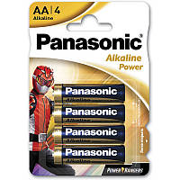 Батарейка Panasonic AA ALKALINE Power Rangers (LR-3) (4шт в блистере)