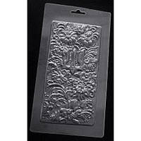 Форма пластикова Шоколад "Герб України у квітах"