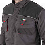 Куртка робоча 80 % поліестер, 20 % бавовна, щільність 260 г/м2, XXL INTERTOOL SP-3005, фото 6