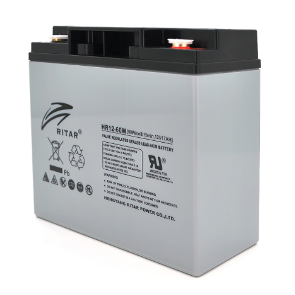 Акумулятор AGM RITAR RT12170H Gray Case 12 V 17 Ah (181х77х167) Q4 АКБ олив'яно-кислотний