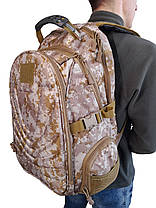 Рюкзак военный LeRoy Tactical Camo 36L (+USB + 3.5), фото 2
