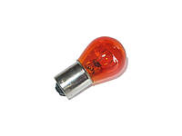 Лампочка 12V з велик. цок. 21W AMBER (1 конт.) PULSO LP-25154