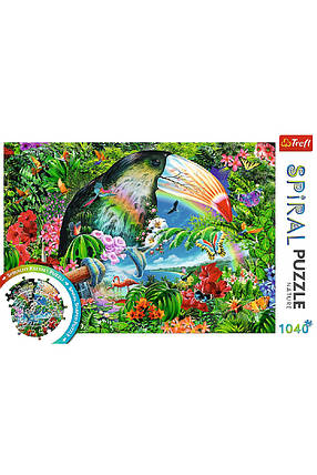 Пазл Spiral Puzzle 1040 Tropical Animals / Тропический Мир, фото 2
