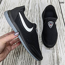 Кросівки підліткові сітка чорні Dago Style, фото 5