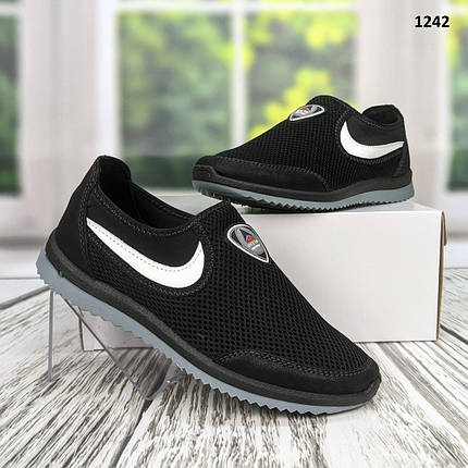 Кросівки підліткові сітка чорні Dago Style, фото 1