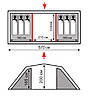 Намет кемпінговий шистимісний Totem Hurone TTT-035, фото 3