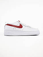 Nike af1 red swoosh sales