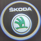 Логотип підсвітка дверей Шкоду Lazer door logo light Skoda, фото 2