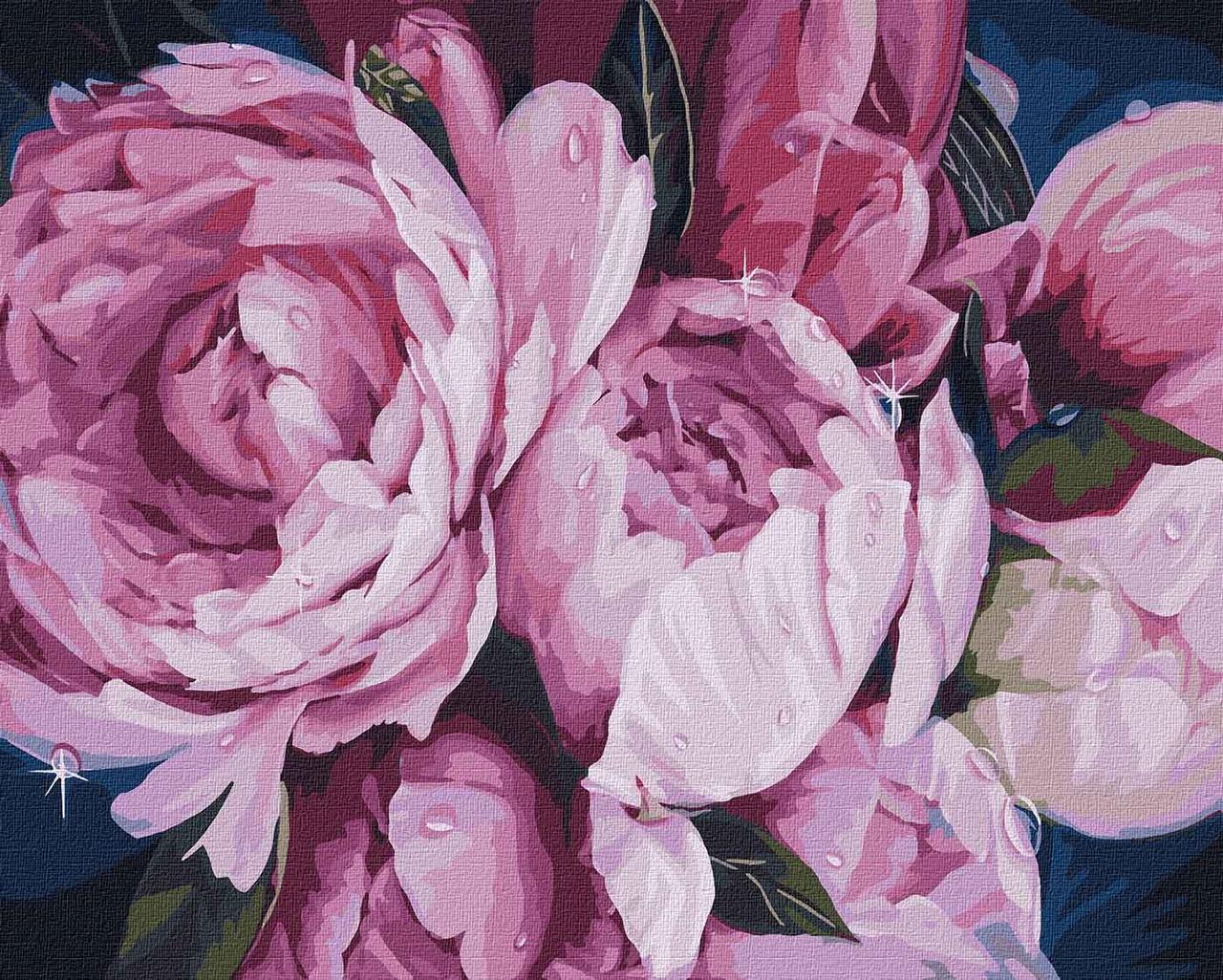 Картина за номерами KHO3116 Нежность пионов, 40*50см Ideyka