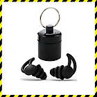 Стрілецькі Беруші тактичні для ЗСУ, військових (пасивні) Shooter Plugz Чорні, 3 витка, фото 4