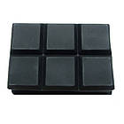 Форма силіконова для льоду Кубики, 6 комірок 5см з кришкою, фото 3