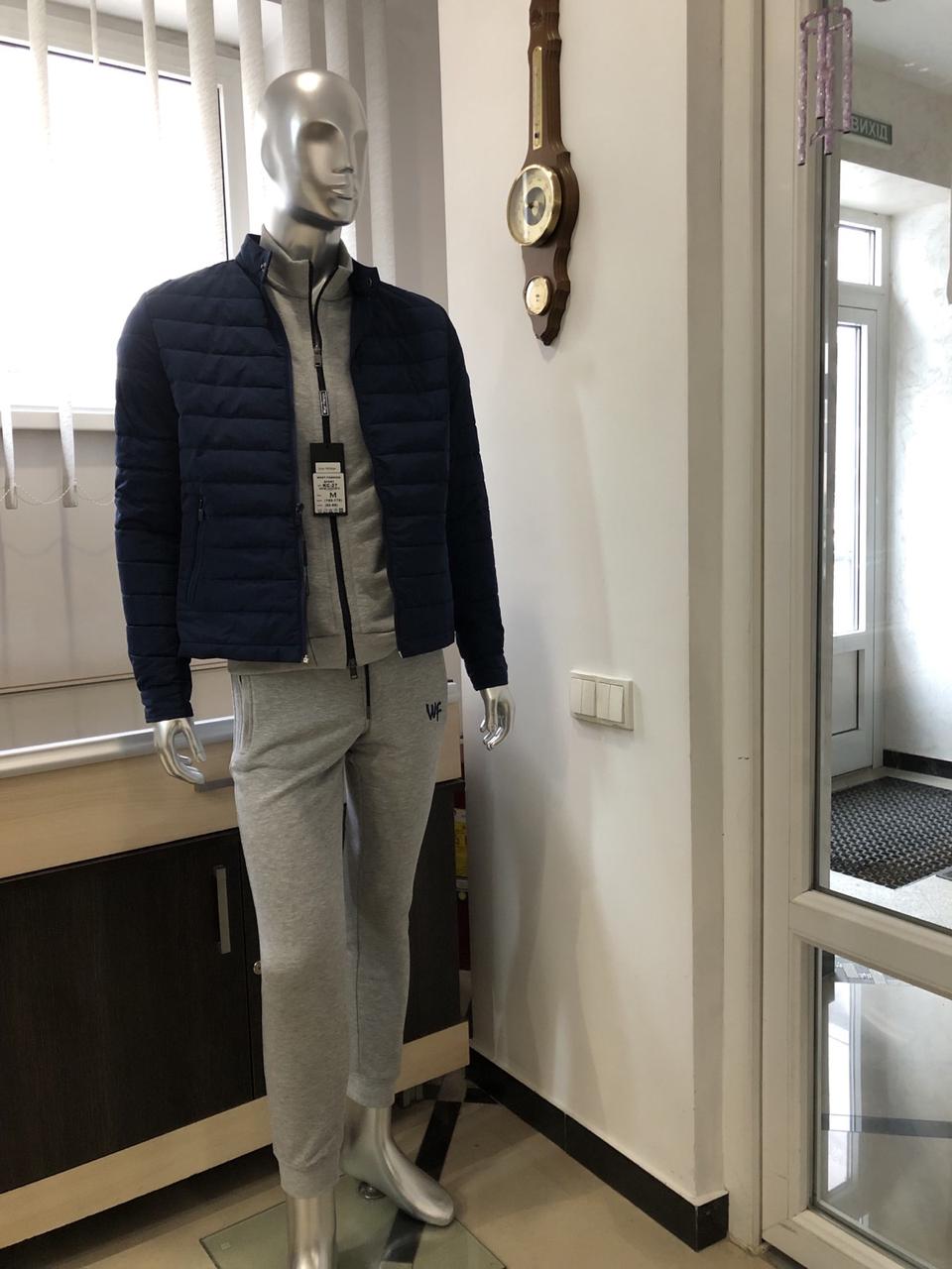 Куртка чоловіча спортивна West-Fashion модель М-113-1 яскраво синя