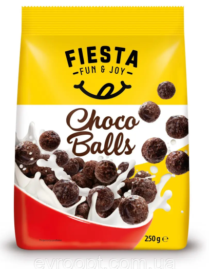 Шоколадні кульки FIESTA Choco Balls 250 г. - фото 1 - id-p1596946211