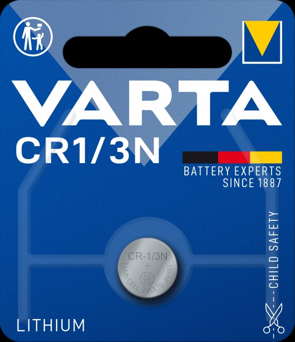 Дискова батарейка VARTA Cell Lithium 3V CR1/3N