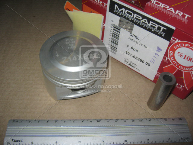Поршень двигуна Олег Астра OPEL ASTRA F 77,60 1,4 i 16V Z14XE (вир-во Mopart)