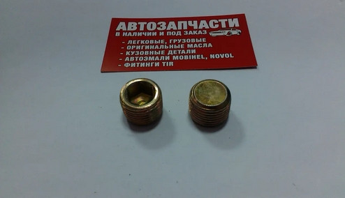 Заглушка різьбова G1/2" (Газель)