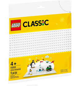 LEGO Classic Базова пластина білого кольору 11010