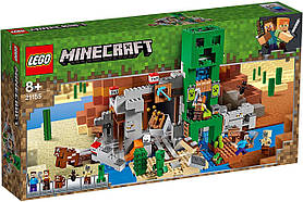 Конструктор LEGO Minecraft Шахта Крипера 834 деталі (21155)