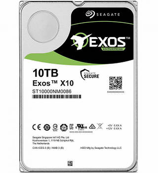 Жорсткий диск Seagate Exos X10 10TB 7200rpm 256MB 3.5" SATA III (ST10000NM0086)