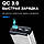 Зовнішній акумулятор в алюмінієвому корпусі 10000 мАч з швидкою зарядкою QC3.0, фото 4