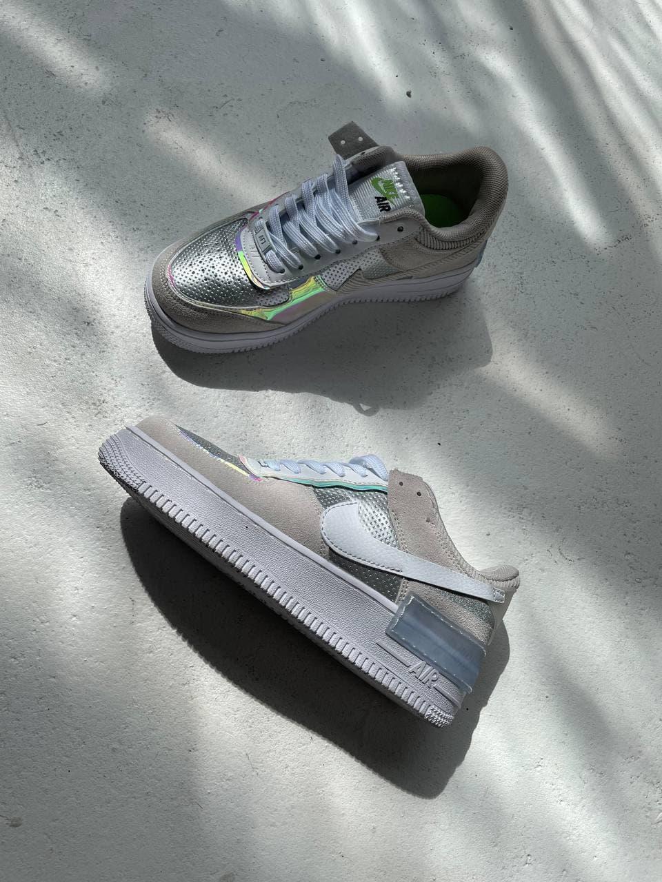 nike air force 1 shadow pure platinum
