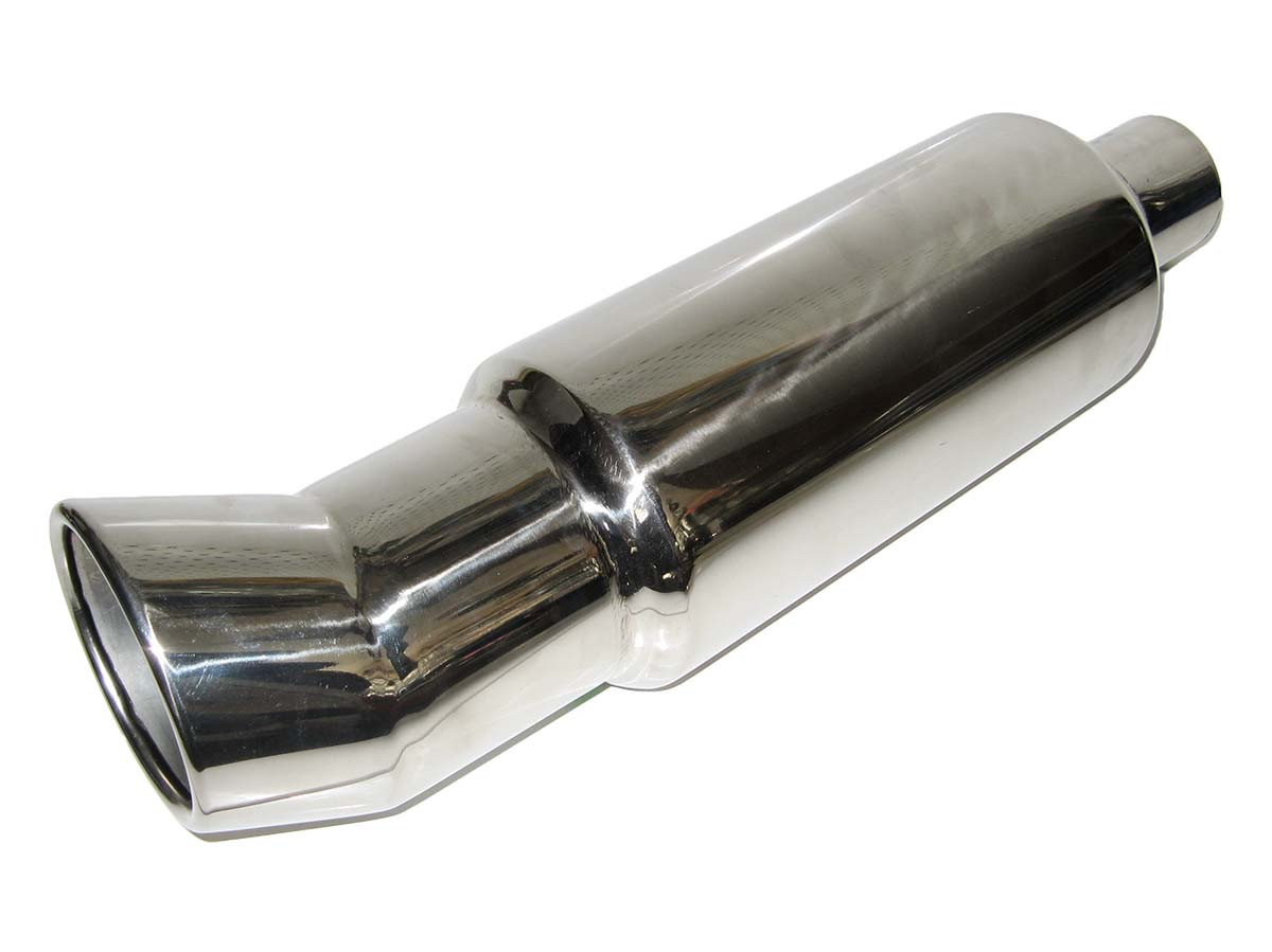 Прямоточний глушник НГ-0705 d-60 mm неіржавка сталь