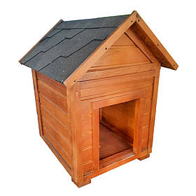 Дерев'яна будка розбірна для собаки "Фінляндія" (75*100*80 см)