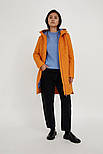Стьобана жіноча куртка Finn Flare A20-12056-619 помаранчева XS, фото 2