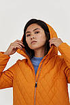 Стьобана жіноча куртка Finn Flare A20-12056-619 помаранчева XS, фото 5