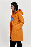 Стьобана жіноча куртка Finn Flare A20-12056-619 помаранчева XS, фото 3