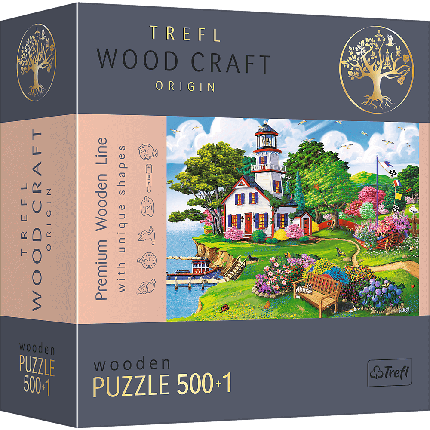 Пазл Wood Craft 500+1 - Summer Haven / Пристанище Летом, фото 2