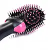 Фен-щітка для волосся 3в1 One Step Hair Dryer, 1200Вт / Кругла гребінець-стайлер для укладання та випрямлення волосся, фото 3