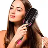 Фен-щітка для волосся 3в1 One Step Hair Dryer, 1200Вт / Кругла гребінець-стайлер для укладання та випрямлення волосся, фото 2