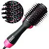 Фен-щітка для волосся 3в1 One Step Hair Dryer, 1200Вт / Кругла гребінець-стайлер для укладання та випрямлення волосся, фото 5