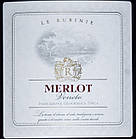 Вино Червоне Сухе Венето Мерло Ле Рубіні 11% Merlot Veneto Le Rubini Verga 750 мл.Італія, фото 3