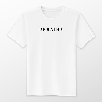 Футболка чоловіча "Ukraine" Різні кольори та розміри.