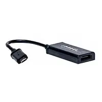 Переходник PowerPlant KD00AS1240 microUSB (тато) - HDMI (мама) Black