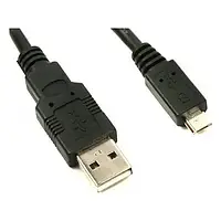 Дата-кабель Viewcon VW009 1.5m USB (тато) - USB (тато) Black