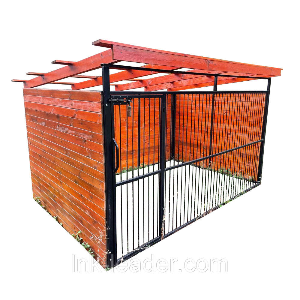 Купить Металлический Вольер из профильной трубы и сетки 3 на 2 м. в ...
