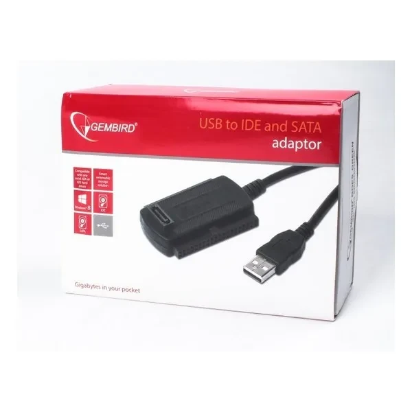 Кабель для компютерних комплектуючих Cablexpert AUSI01 USB - IDE 2.5/3.5 (тато) - SATA (тато)