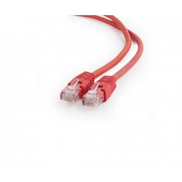 Патч-корд UTP Cablexpert (PP6U-0.5M/R) cat.6, литой, 50u штекер с защелкой, 0.5 м, красный